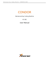Xhorse Mechanical Key Cutting Machine User manual