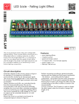 AVT 5695 LED Icicle Falling Light Effect Kits User manual