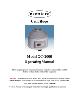 Premiere XC-2000 User manual
