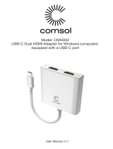 Comsol CMHD02 User manual
