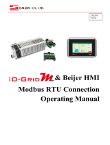 DAUDIN Beijer HMI User manual