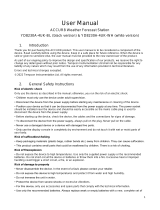 ACCUR8 YD8230A-4UK-BL User manual