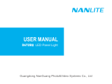 NANLITE D672B User manual