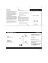 MyCharge Rapid-PowerUltra RP10K User manual
