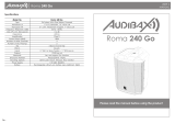 Audibax Roma 240 Go User manual