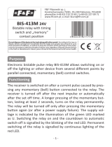 F F BIS-413M 24V User manual