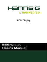 Hannspree HS245HPB User manual