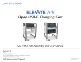 JAR SYSTEMS 16, 32 MC-40XX-AIR Elevate Air USB-C Charging Cart User manual