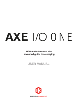 IK Multimedia AXE I-O ONE User manual