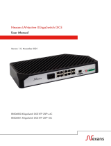 Nexans 8TP 2SFP+ AC LANactive XGigaSwitch Dice User manual