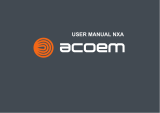 ACOEM NXA User manual