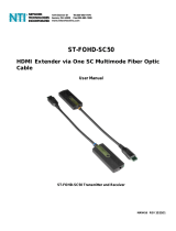 NTI ST-FOHD-SC50 User manual