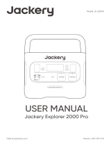 Jackery JE-2000A User manual