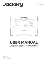 Jackery Explorer 3000 Pro User manual