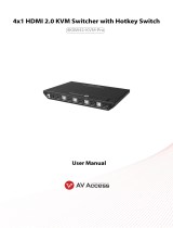 AV Access 4KSW41-KVM-Pro User manual