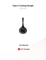 AV Access eShare D20 User manual