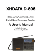 XHDATA D-808 FM User manual