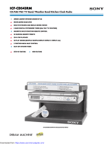 Sony ICF-CD543RM User manual