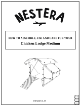 NESTERA Medium Chicken Lodge Coop User manual