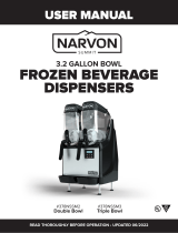 Narvon 378NSSM2 FROZEN BEVERAGE DISPENSERS User manual