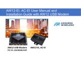 Assured Wireless AW12 USB Modem User manual