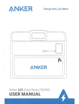 Anker 625 Solar Panel Charge Fast User manual