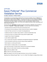 Epson EPPP44INS User manual