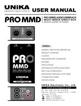 Unika PRO MMD User manual