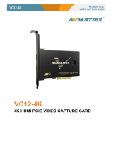 AVMATRIX VC12-4K 4K User manual