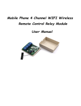 katranji 4 Channel WIFI Wireless Remote Control Relay Module User manual