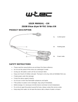 W-TEC W-TEC 25330 Shoe/Glove Dryer User manual