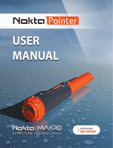 Nokta Pointer Waterproof Pinpointer Metal Detector User manual