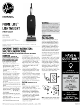 Hoover CH50300 User manual