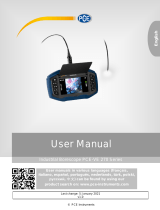 PCE VE 270 Series Industrial Borescope User manual
