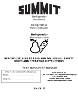 Summit FFBF284SSIM User manual