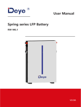 Deye 6.14KWH-LV-BAT 6.14kWh Lithium Ion Battery User manual