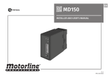 Motorline MD150 User manual
