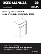 WESTBURY 500mm WC Unit User manual