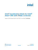 Intel Acceleration Stack User manual