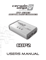 cerwin vega cerwin-vega CVP2 2-Channel Line-Output Convertor Bass Enhancer User manual