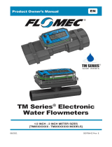 Flomec TM Series Electronic Water Flowmeters User manual