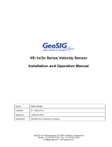 GeoSIGVE-1x/2x Series Velocity Sensor