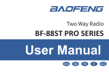 Baofeng BF-88ST Pro User manual