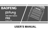 Baofeng F8X User manual