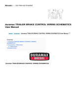 DuraMax TRAILER BRAKE CONTROL WIRING User manual