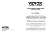 VEVOR 110 x 46 Inch User manual