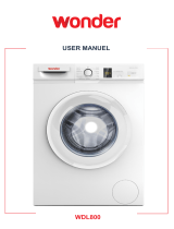 WONDER L800 Washing Machine User manual