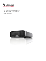 SanDisk PROFESSIONAL G-DRIVE PROJECT User manual