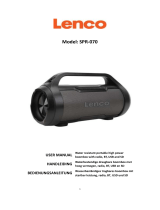 Lenco SPR-070 User manual