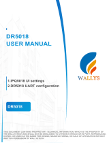 WALLYS DR5018 User manual